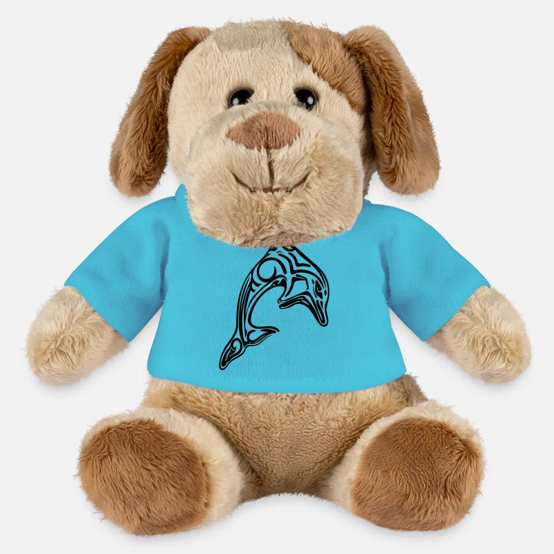 Delfin - MiniFeet® Hund Helge - Atollblau