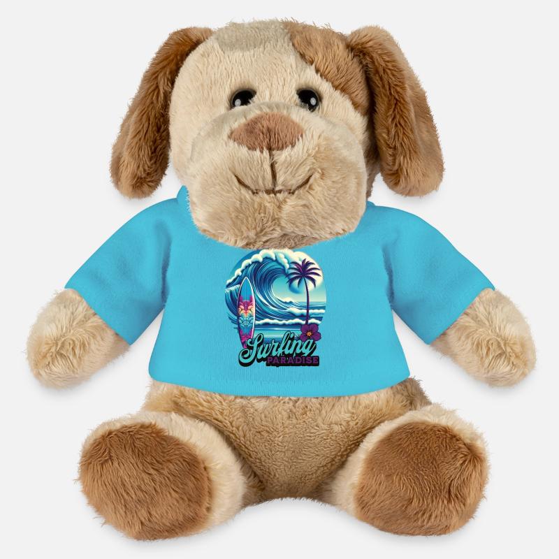Surfing Paradise - MiniFeet® Hund Helge - Atollblau