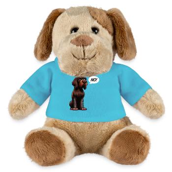 No Deutsch Drahthaar Deutsch-Drahthaar Besitzer - MiniFeet® Hund Helge - Atollblau - Vorne