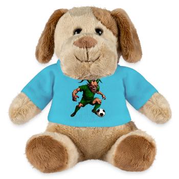 Devil Football - MiniFeet® Dog Helge - atoll blue - Front