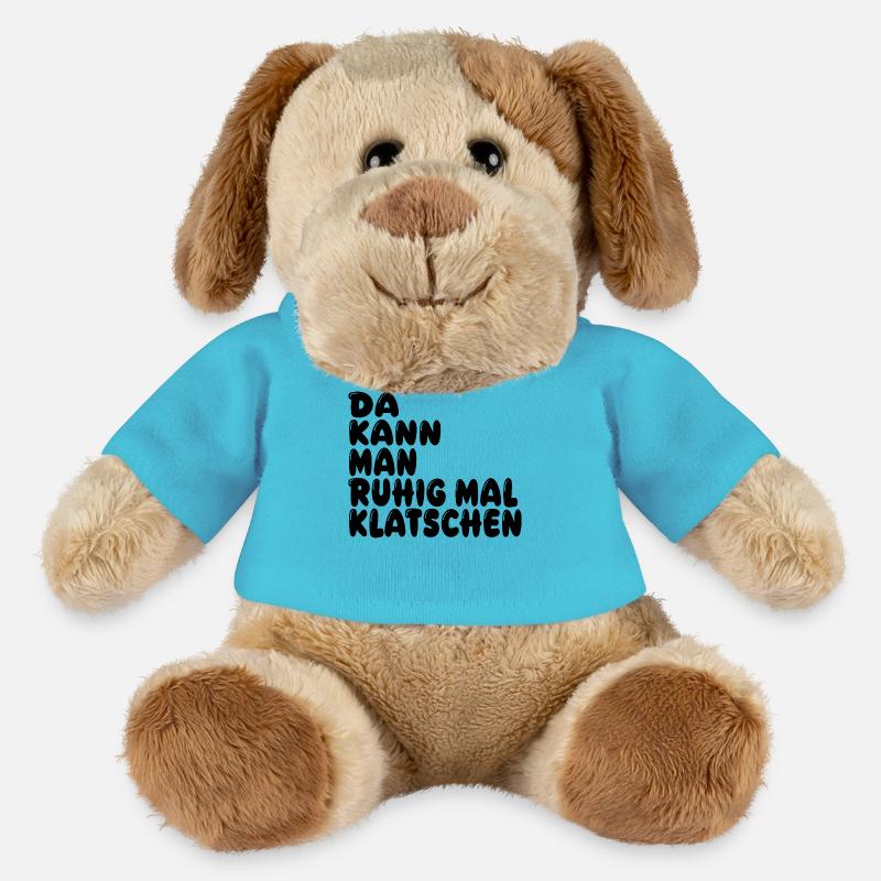 Klatschen - MiniFeet® Hund Helge - Atollblau