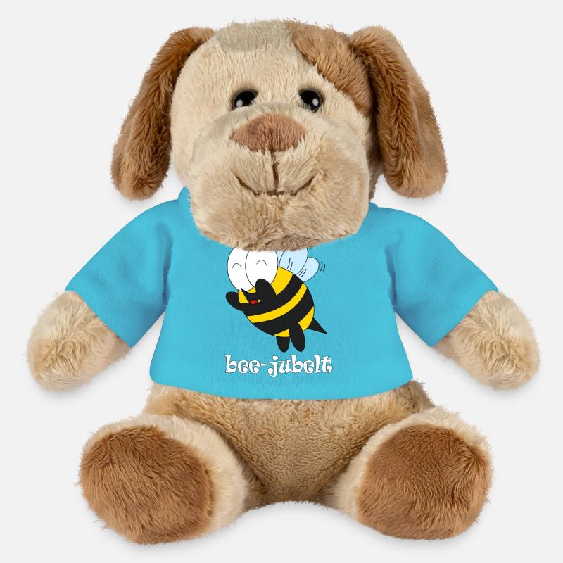 bee jubelt - MiniFeet® Hund Helge - Atollblau