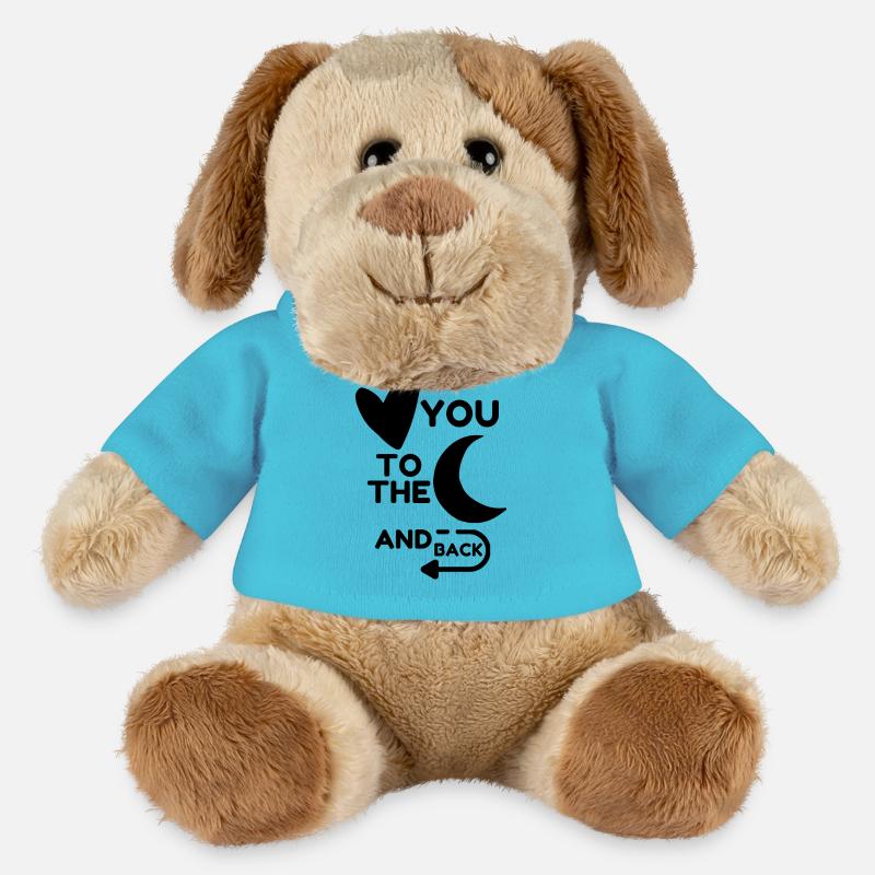 Love Valentine's Day Relationship Romantic - MiniFeet® Dog Helge - atoll blue