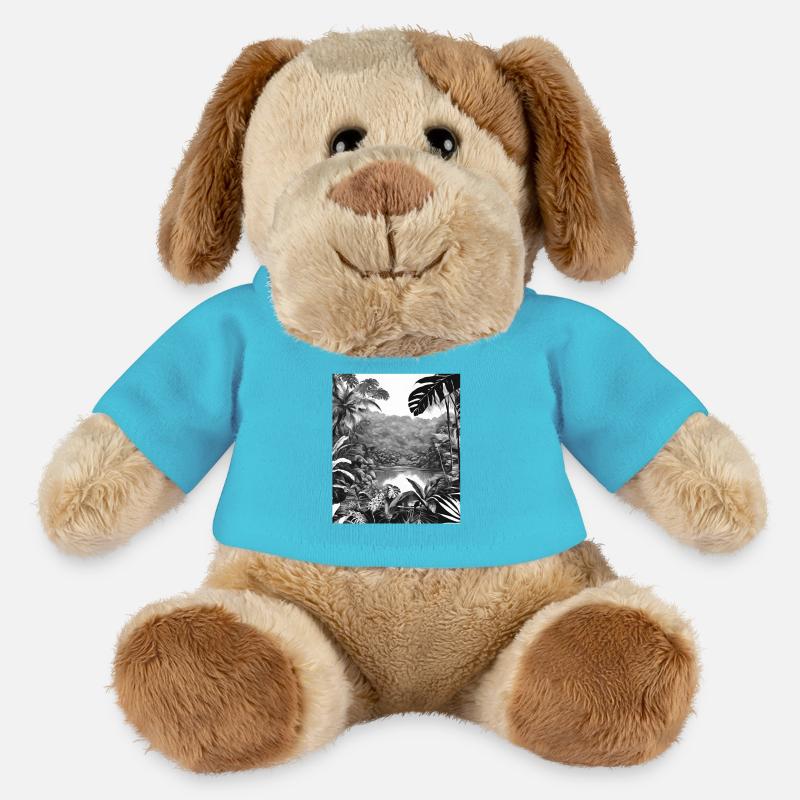 Regenwald - MiniFeet® Hund Helge - Atollblau