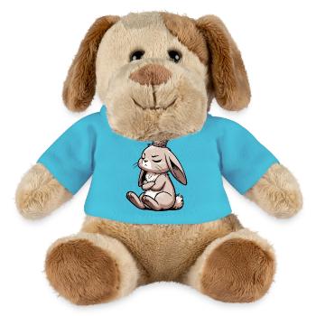 Rabbit Bunny Bunny Long Eared Thumper Ram - MiniFeet® Dog Helge - atoll blue - Front