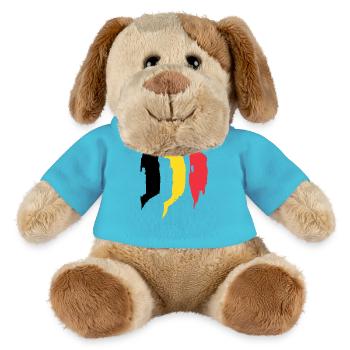 Belgium Vintage - MiniFeet® Dog Helge - atoll blue - Front