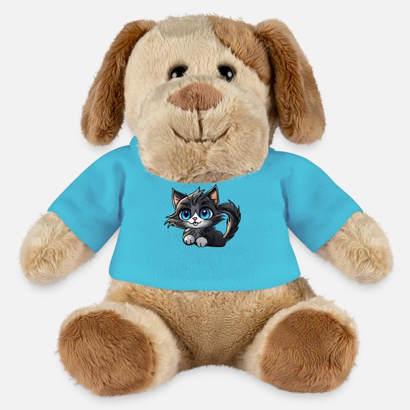 Black Cat - MiniFeet® Hund Helge - Atollblau