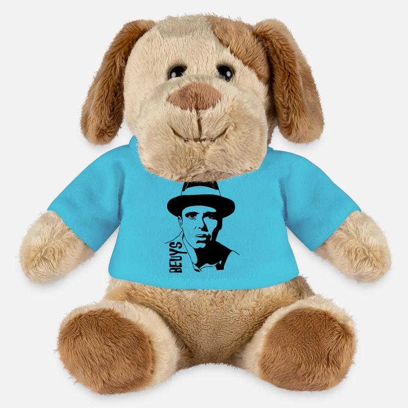 Joseph Beuys, Design von Mondwinkel - MiniFeet® Hund Helge - Atollblau