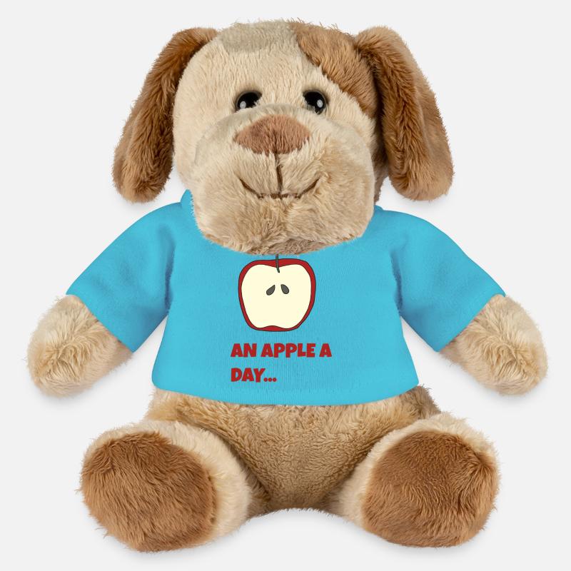 an apple - MiniFeet® Hund Helge - Atollblau
