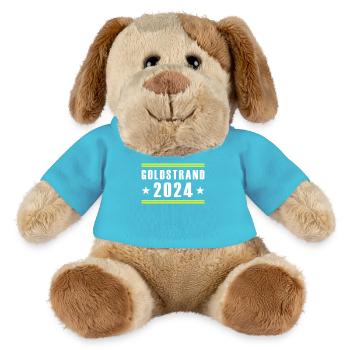 Goldstrand 2024 - MiniFeet® Hund Helge - Atollblau - Vorne