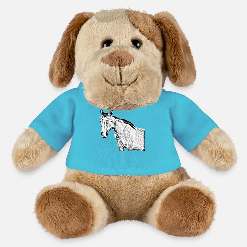 Pferd - MiniFeet® Hund Helge - Atollblau