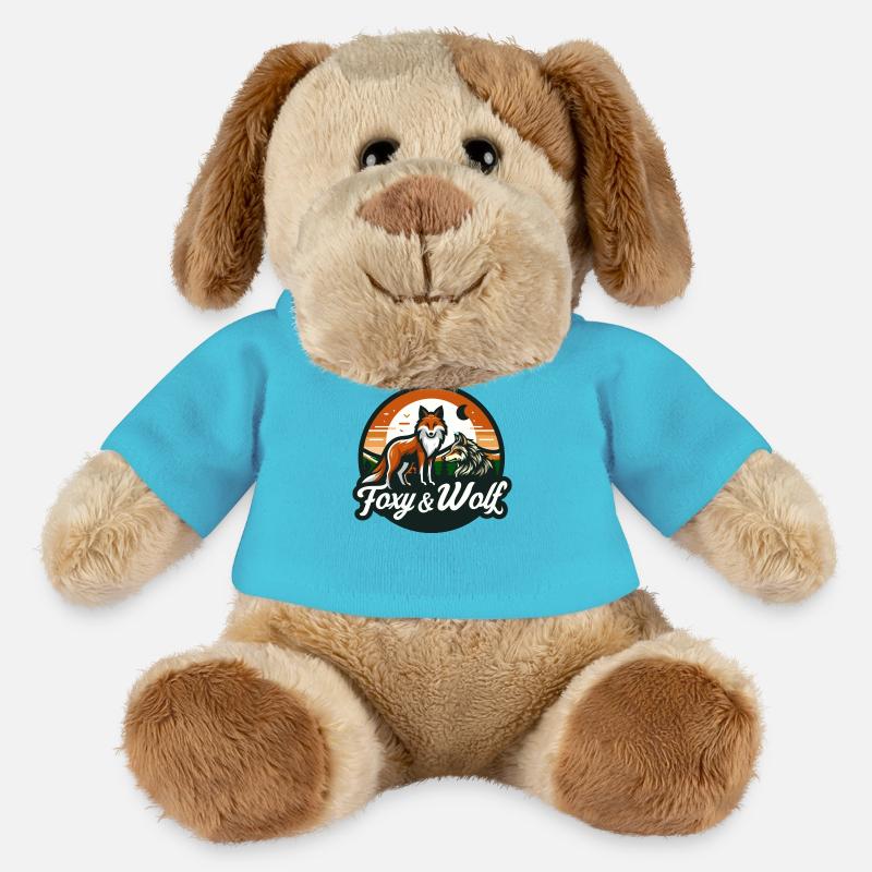 FOXY AND WOLF 4 - MiniFeet® Hund Helge - Atollblau