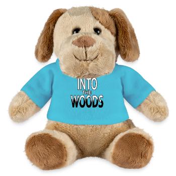 Dans les bois Texte Art. La forêt dans les mots. - Chien en peluche Helge MiniFeet® - bleu outremer - Devant