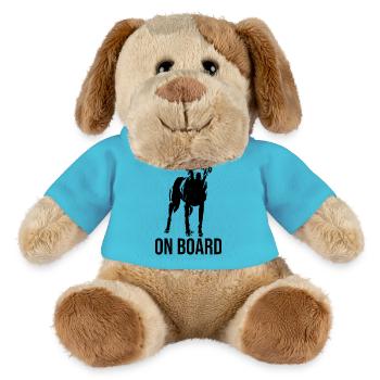 Dog On Board - MiniFeet® Hund Helge - Atollblau - Vorne
