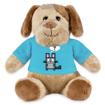 Chinchilla hat eine Frage - MiniFeet® Hund Helge - Atollblau - Vorne