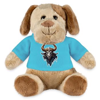 Minotaur / Greek Mythology / Creature - MiniFeet® Dog Helge - atoll blue - Front