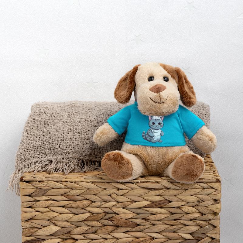 Chat Siamois Mignon Chef Comic Design Chien en peluche Helge MiniFeet®