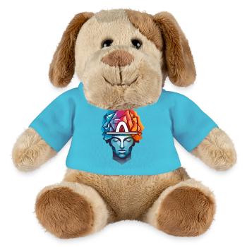 Men Thinking - MiniFeet® Dog Helge - atoll blue - Front