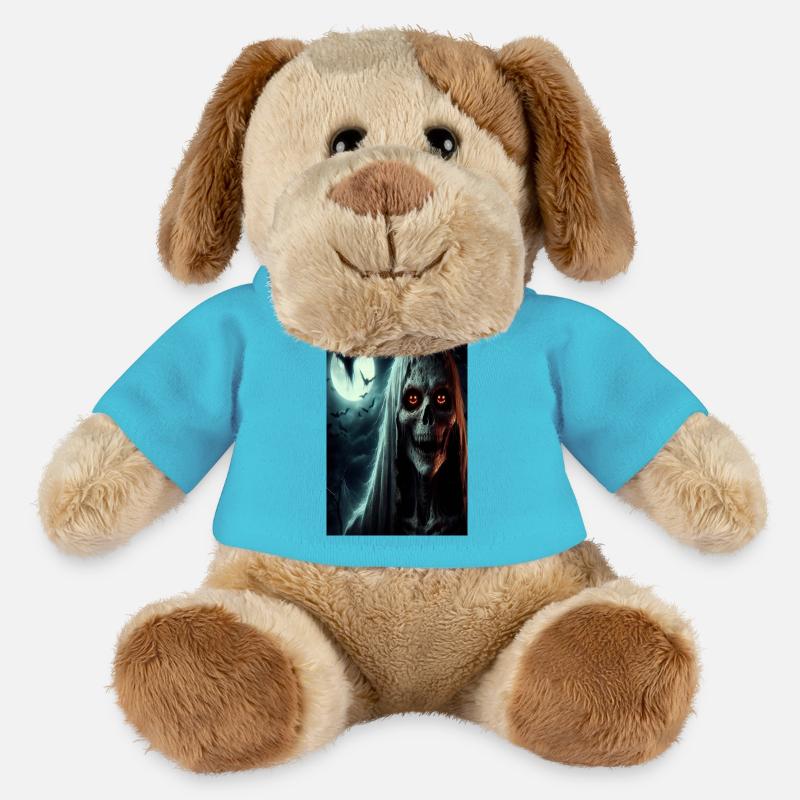 Skiff effrayant - Chien en peluche Helge MiniFeet® - bleu outremer