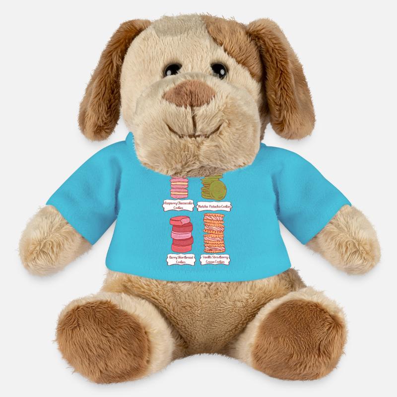 Pastellcookies Stack-Design - MiniFeet® Hund Helge - Atollblau