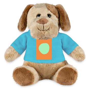 Résumé - Chien en peluche Helge MiniFeet® - bleu outremer - Devant