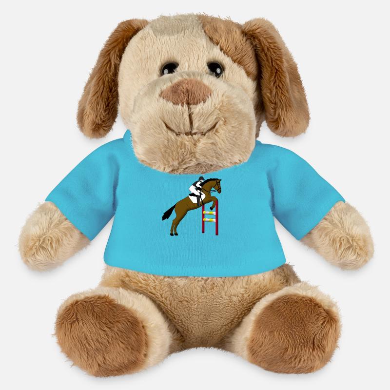 Springreiten 1 - MiniFeet® Hund Helge - Atollblau