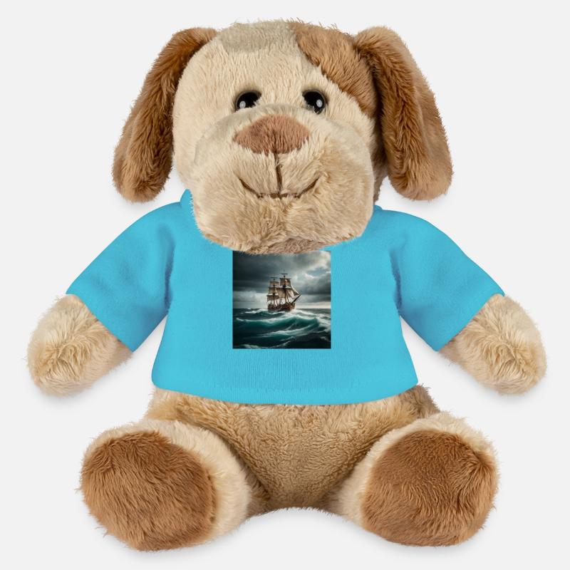 Piratenschiff - MiniFeet® Hund Helge - Atollblau