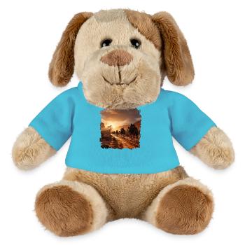 Kamele sind an Wüstenbedingungen angepasst - MiniFeet® Hund Helge - Atollblau - Vorne