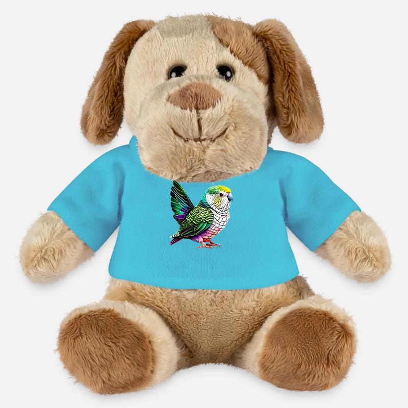 Perruche Bird Propriétaire d’oiseau Calopsitte - Chien en peluche Helge MiniFeet® - bleu outremer