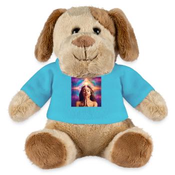 Space Spirituality Esotericism - MiniFeet® Dog Helge - atoll blue - Front