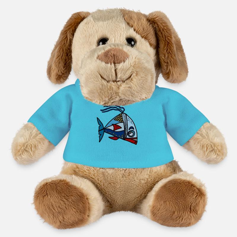 Fisch - MiniFeet® Hund Helge - Atollblau