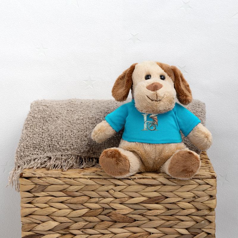 Buchstabe "H" im Drachendesign. MiniFeet® Hund Helge