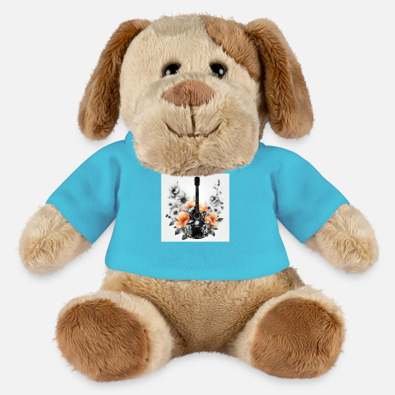 GUITAR IN BLOOM - MiniFeet® Dog Helge - atoll blue