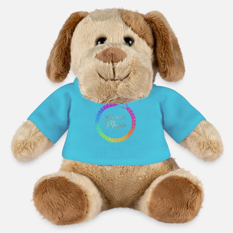 KontrastMagie Version 1 - MiniFeet® Hund Helge - Atollblau