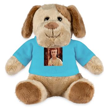 IMG 20240502 143312 300 - Chien en peluche Helge MiniFeet® - bleu outremer - Devant