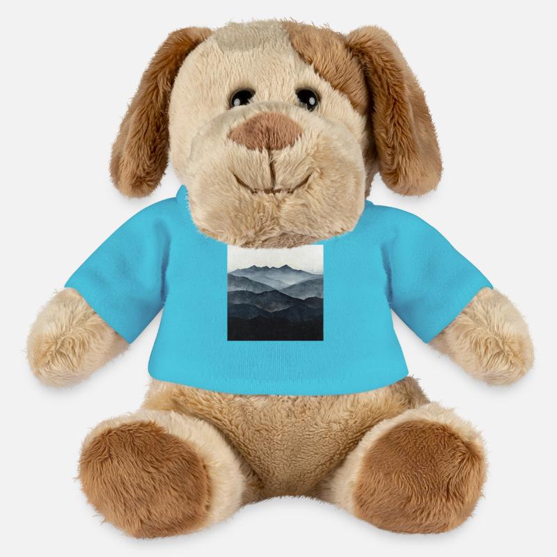 Poster Canvas Mountain 22 - MiniFeet® Hund Helge - Atollblau