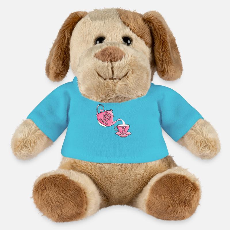 Sprüche Tee - MiniFeet® Hund Helge - Atollblau
