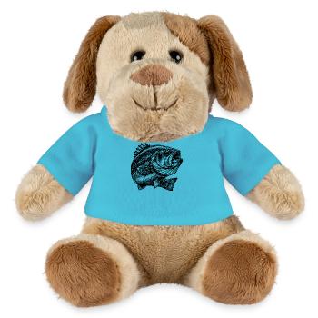 Bass Fishing - MiniFeet® Hund Helge - Atollblau - Vorne
