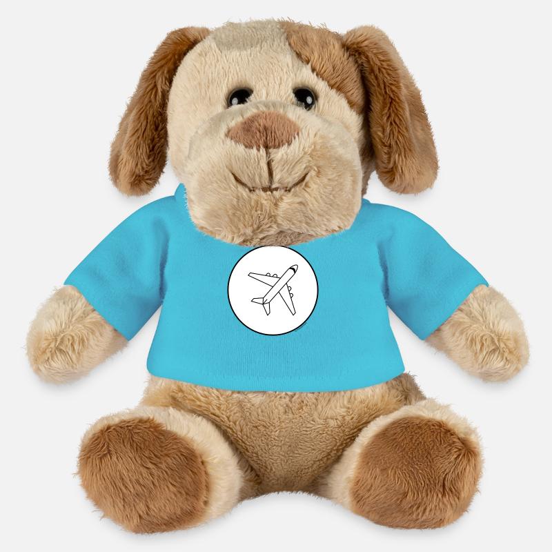 flugzeug minimalistisch - MiniFeet® Hund Helge - Atollblau
