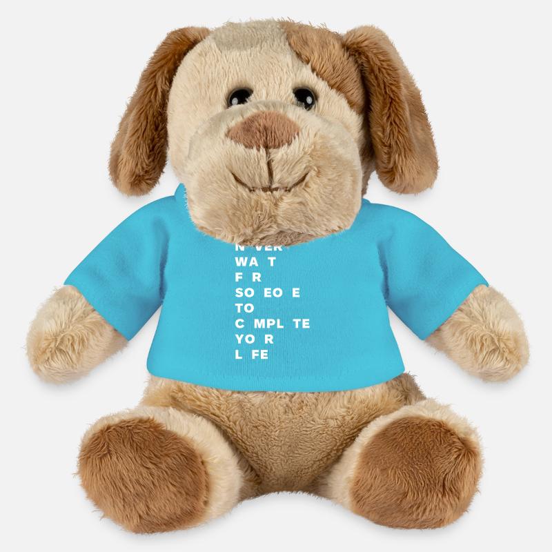 Never wait for someone - MiniFeet® Hund Helge - Atollblau