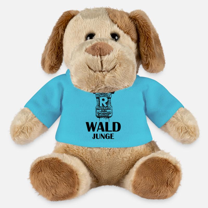 Wald Junge Rennsteig - MiniFeet® Hund Helge - Atollblau