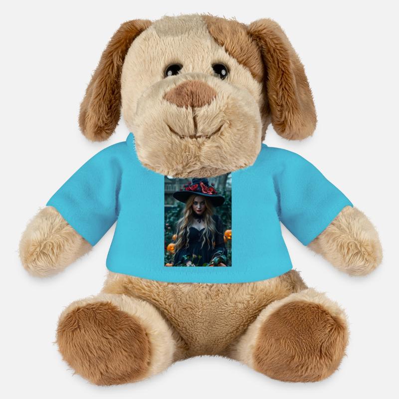 HALLOWEEN-GARTEN - MiniFeet® Hund Helge - Atollblau