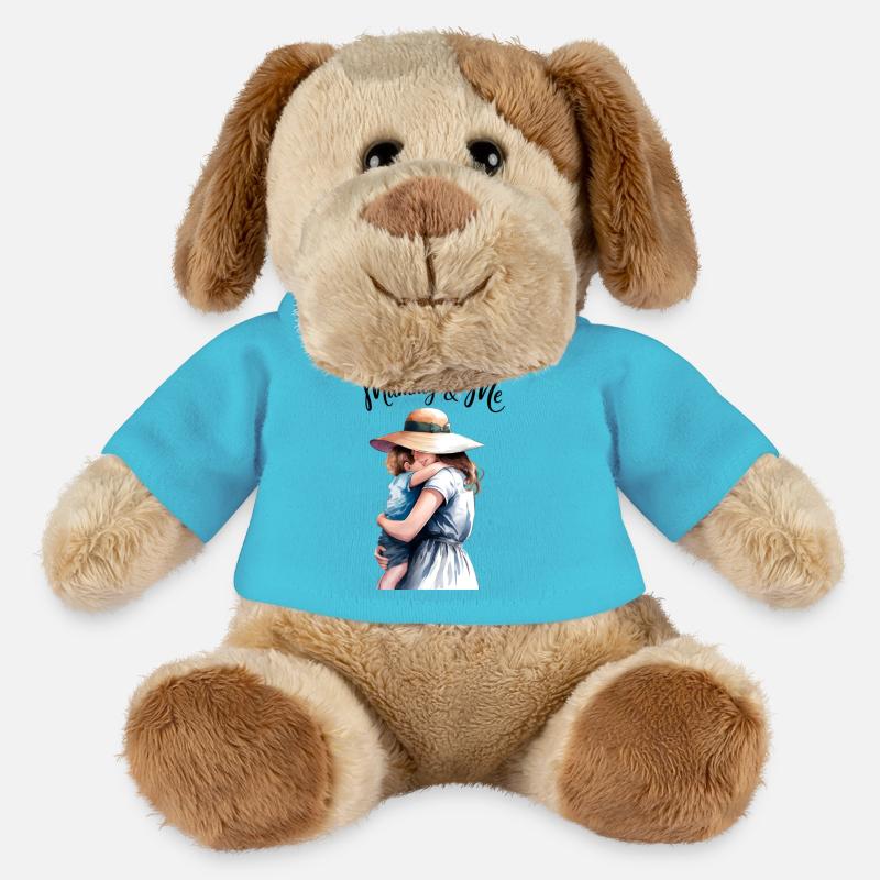 Mama und ich – Endlose Liebe - MiniFeet® Hund Helge - Atollblau