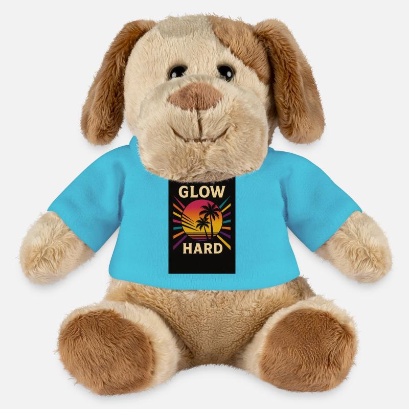 QEDSW GLOW HARD - MiniFeet® Hund Helge - Atollblau