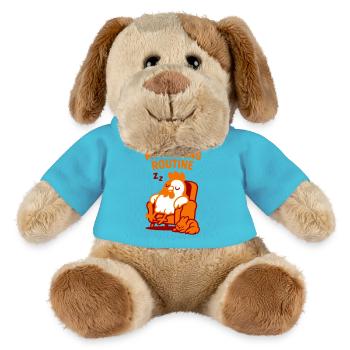 My Morning Routine: Relax! - MiniFeet® Dog Helge - atoll blue - Front