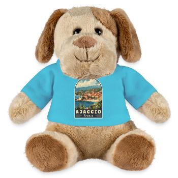 Discover Ajaccio In France Mediterranean Paradise - MiniFeet® Dog Helge - atoll blue - Front