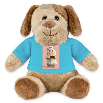 Pastel Sushi Chef Katze - MiniFeet® Hund Helge - Atollblau - Vorne