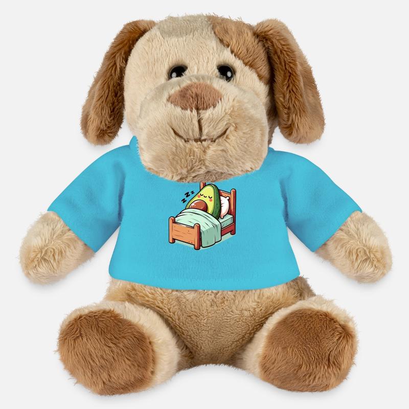 Slice avocado - MiniFeet® Dog Helge - atoll blue