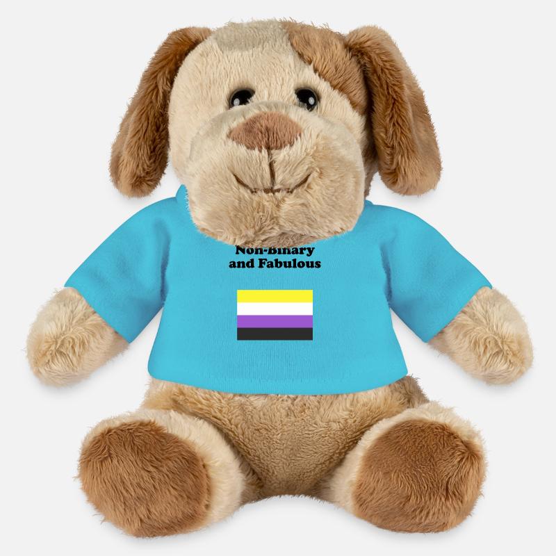 Non Binary and Fabulous - MiniFeet® Dog Helge - atoll blue