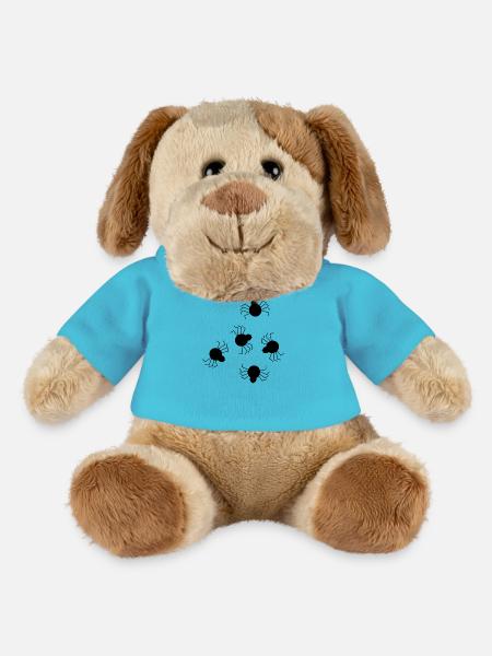 Costume d’Halloween T-shirt Halloween Araignée Noir - Chien en peluche Helge MiniFeet® - bleu outremer
